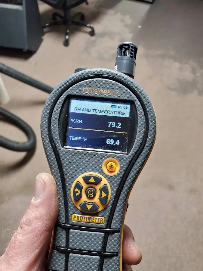 Moisture meter humidity assessment for Mold Remediation & Removal in Ulysses