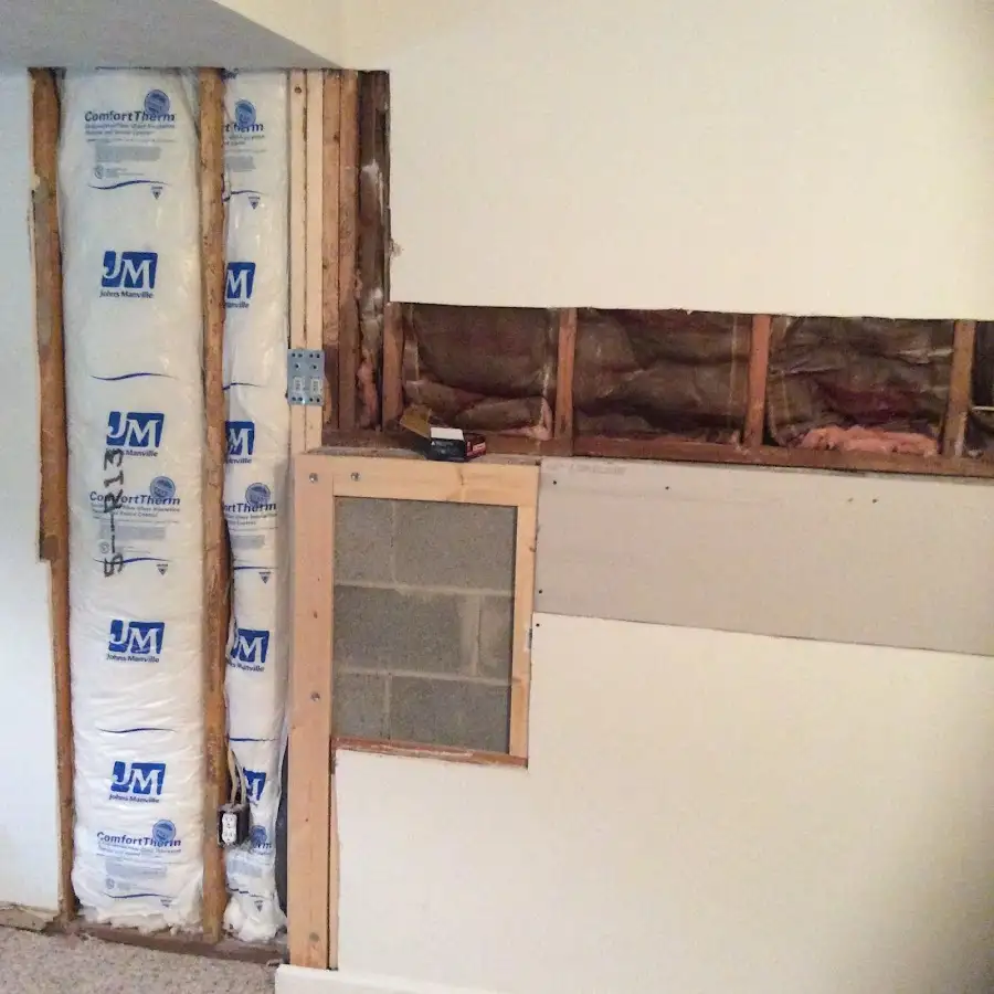 Wall insulation replacement during Structural Drying in Ulysses